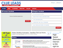 Tablet Screenshot of clueleads.com